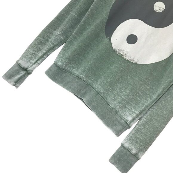 WELL WORN Los Angeles Ying and Yang Sweatshirt Hoodie Size X-Small - Picture 2 of 6